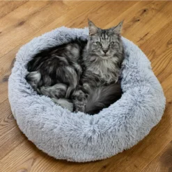 PROCYON Donut Bett - 60 Cm -Günstiges Keks Wuff Geschäft donutbettgrau