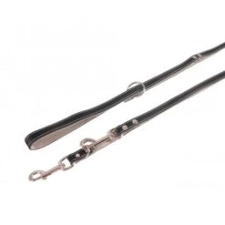 Karlie Führleine Chic - Schwarz/Grau, 200 Cm / 18 Mm