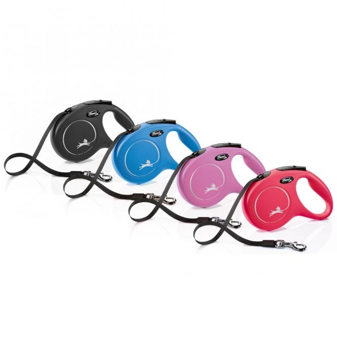 FLEXI Rollleine New CLASSIC Gurt - 5m, Bis 15kg 1 FLEXI Rollleine New CLASSIC Gurt - 5m, Bis 15kg