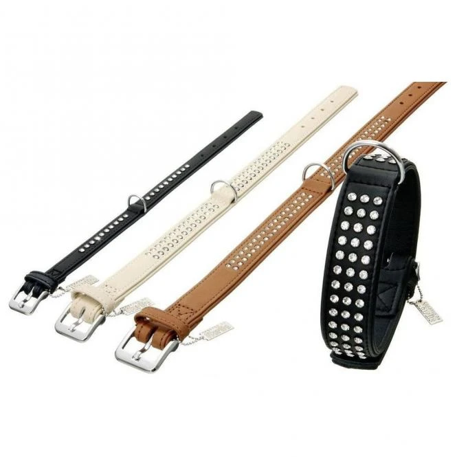 Karlie Nordic Strass Halsband - Biscuit (Hellbeige) 1 Karlie Nordic Strass Halsband - Biscuit (Hellbeige)