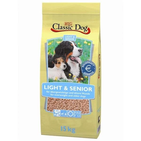 Classic Dog Light & Senior 15kg 1 Classic Dog Light & Senior 15kg
